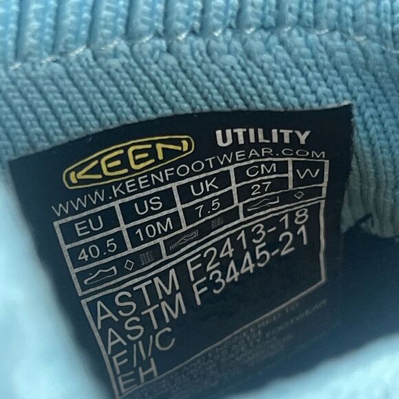 KEEN Utility Arvada Shift Womens Size 10M Legion Blue Safety Toe Sneakers - Picture 10 of 10